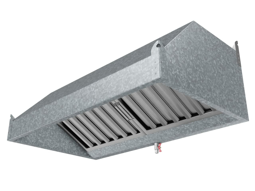 Зонт оцинкованный пристенный ЗВЦП 03 ,1100х1200х400