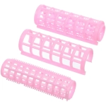 Бигуди пластмассовые с зажимом 12шт, цвет микс, d=20мм