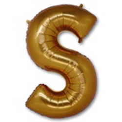 Буквы золотые русские/английские 40"-102 см