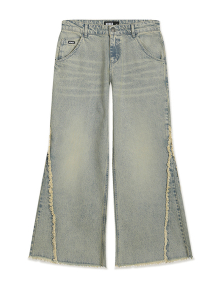 Женские Джинсы Light Washed Grey Distressed