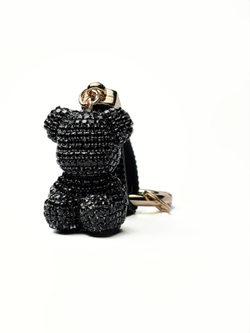 Брелок "Мишка из страз" 4 -6 см оптом