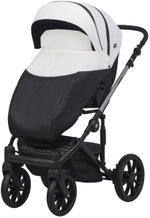 Детская коляска Riko Nano Thermo Ecco 3 в 1 с автокреслом Rant Cruise Black 02 White (белый)