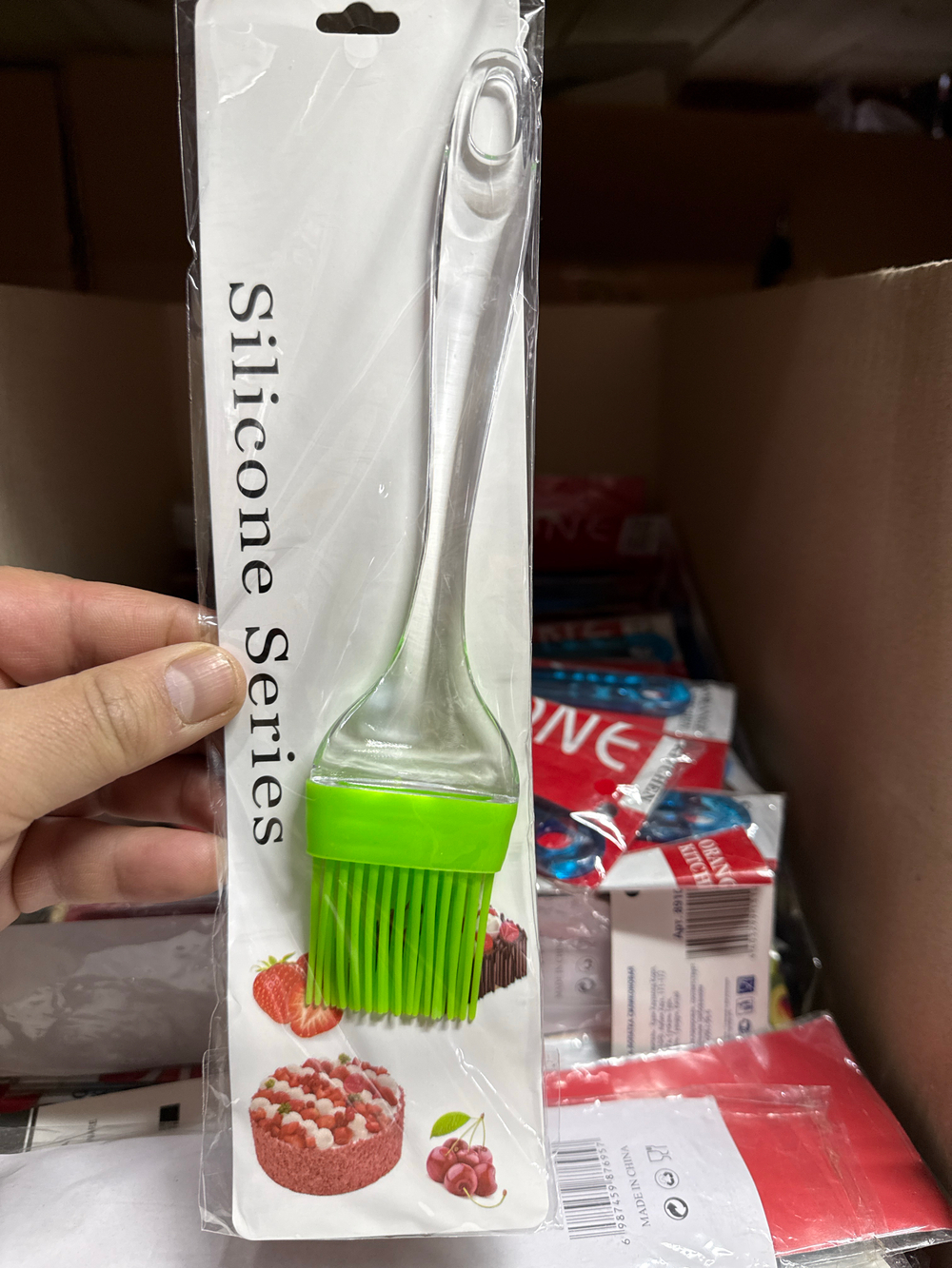 Кисточка кухонная силиконовая ST-6268-NB