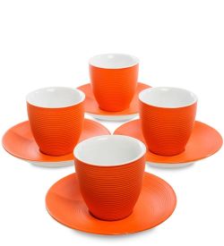 Love Drinks FD-18 Кофейный н-р на 4 перс. «Колумбия» оранж