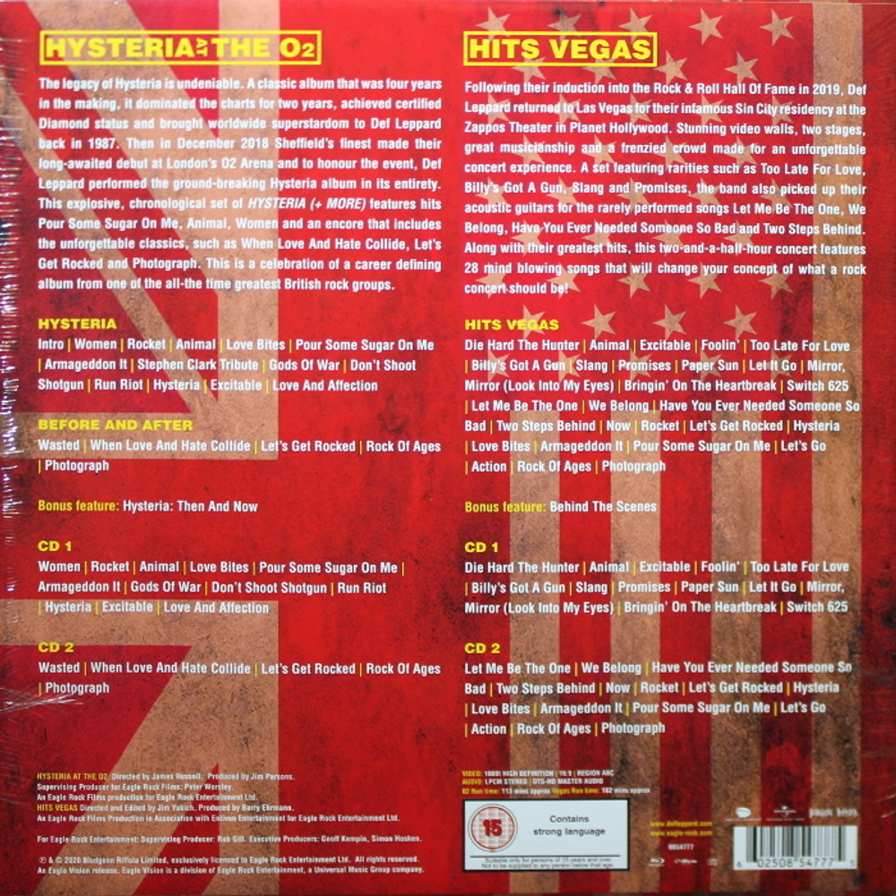 Def Leppard / London To Vegas (Limited Edition)(2Blu-ray+4CD)