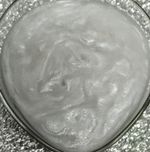 Пигмент 8736 - Серебреный жемчуг мерцающий блеск 200 - универсальный