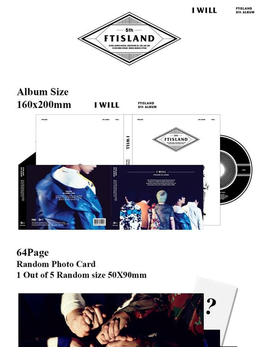 Альбом FTISLAND - I WILL 5th Album