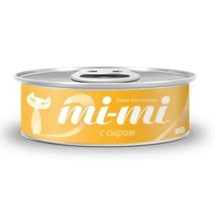 Консервы MI-MI для кошек и котят с сыром - 80 гр