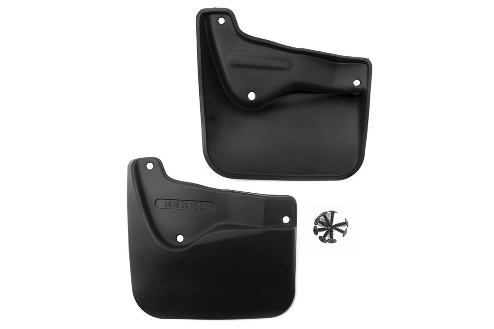 Брызговики передние для Fiat Albea 2002-2012, 2 шт. (standard) арт.REIN.15.26.F10