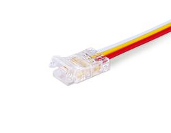 Ambrella Соединитель гибкий односторонний COB CCT 12/24V для лент 8mm GS7406 (3 конт.) (5шт. в комплекте) LED Strip 24V GS7406