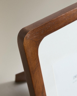 Zara Home Фоторамка из дерева, цвет коричневый, 22.5 см
