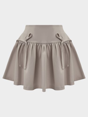 Юбка с бантами / beige