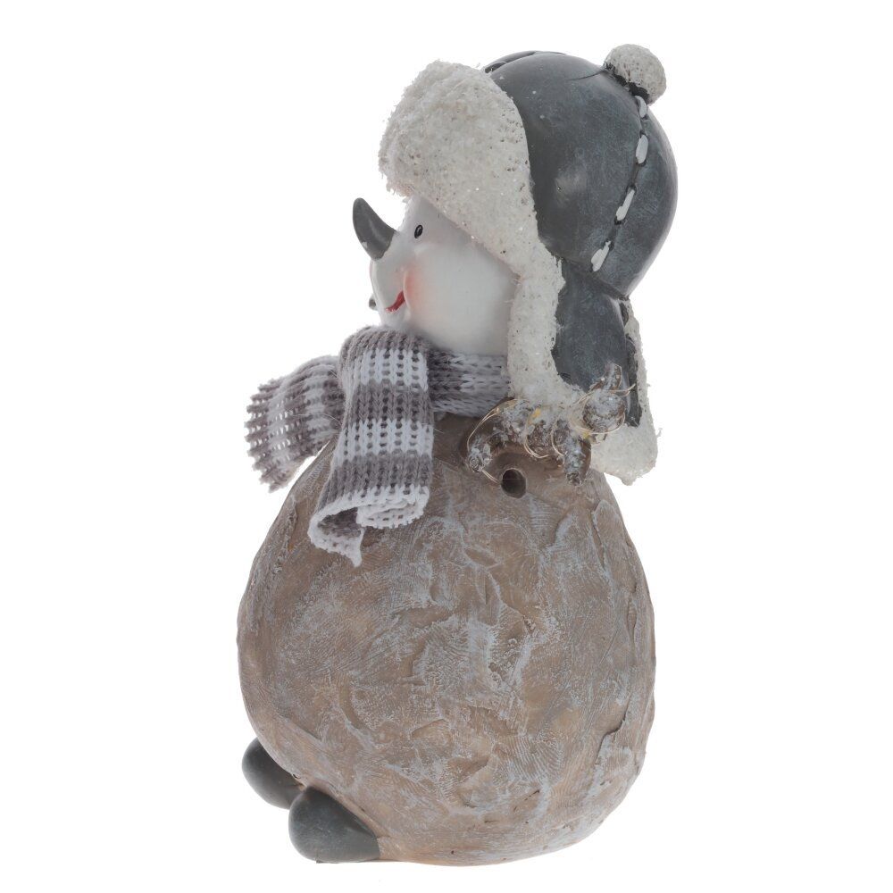 GAEM Фигурка декоративная с подсветкой "Снеговик", L14 W7,5 H14,5 см, LR44 2 шт.