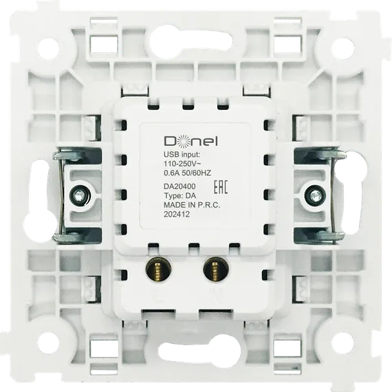 Donel R98 USB зарядное устройство DC 5-12V, 1.67-3A, макс.20W, типа A+С, серия DA