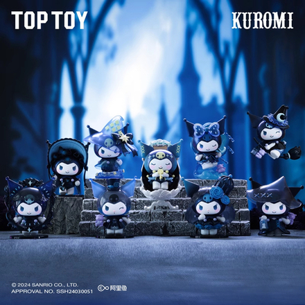Рандомная фигурка Blind Box TOPTOY Sanrio Kuromi Witch's Celebration Series