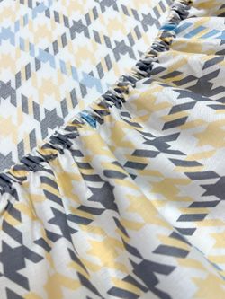 Простынь на резинке "Сrow foot" 140х200 см Сказка сатин