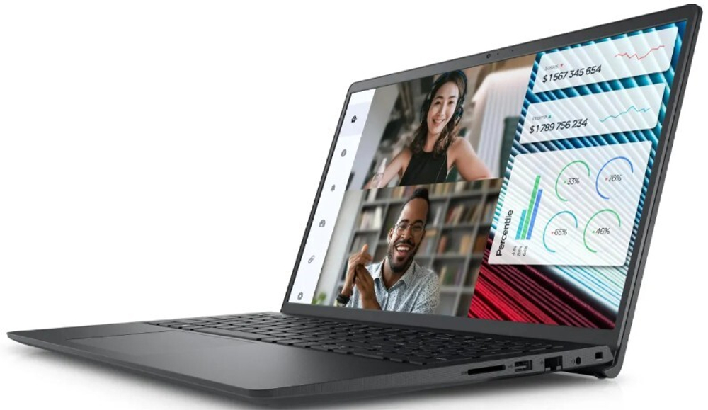 Ноутбук  Dell Vostro 3520 15.6 ", Core i3, 8 Гб RAM, 512 Гб SSD, UHD Graphics, Черный