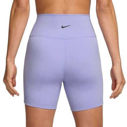 Женские шорты теннисные Nike One с высокой талией 5 дюймов - сиреневый/черный