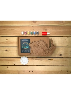 3D раскраска по номерам Улитка