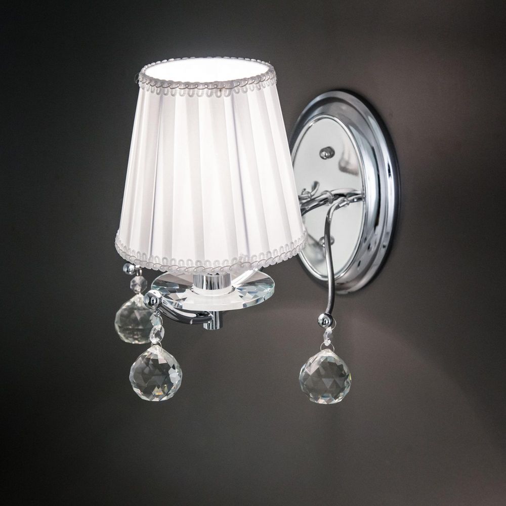 Citilux Шелли CL438311 Бра с абажуром Хром