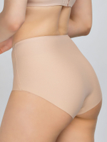 Бесшовные трусики (Размер: XXL) (Цвет: черный)