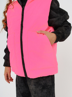 Жилет Base, розовый неон