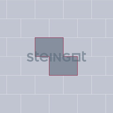 Берг 300*200 Золотистый камень (Stein Chrome) 80 мм