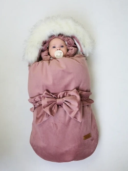 Конверт на выписку новорождённому зимний