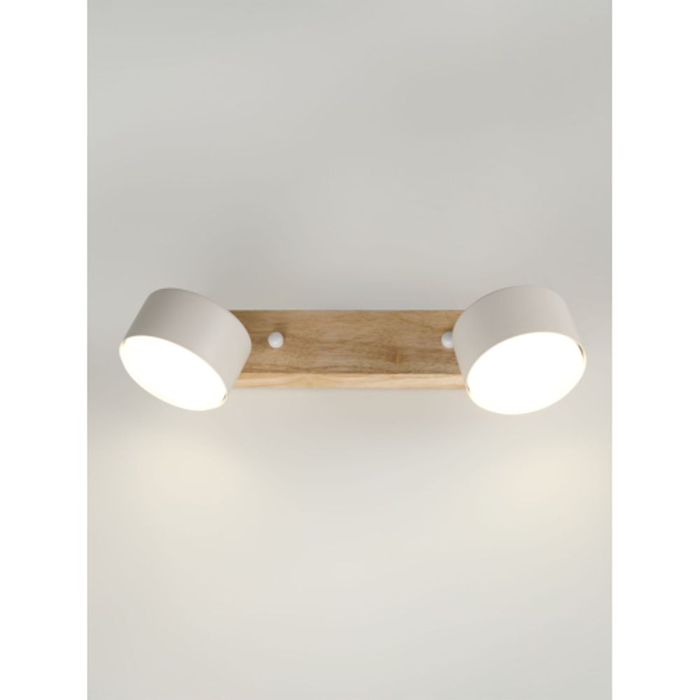 Светильник настенно-потолочный спот Rivoli   7078-702 2хGX53 15 Вт поворотный