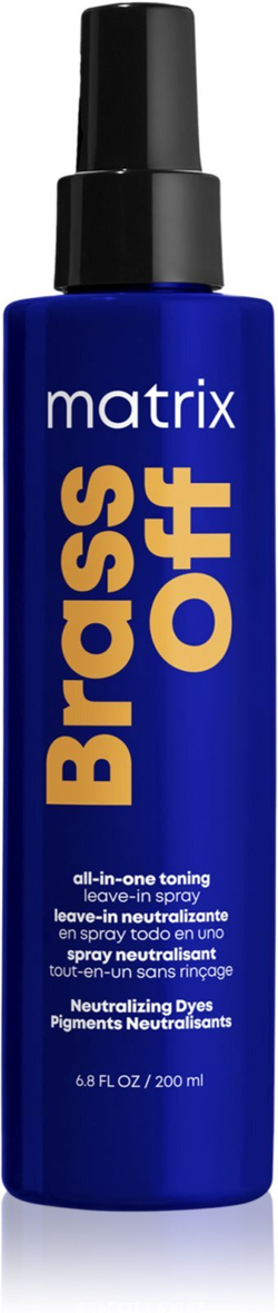 Matrix Total Results Brass off - лак для волос, нейтрализующий желтоватый оттенок /   0  ml  / GTIN 884486496492