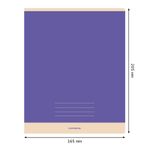 Тетрадь 96л, А5, линия, BG Monocolor. Simple, выб. лак, 1шт.