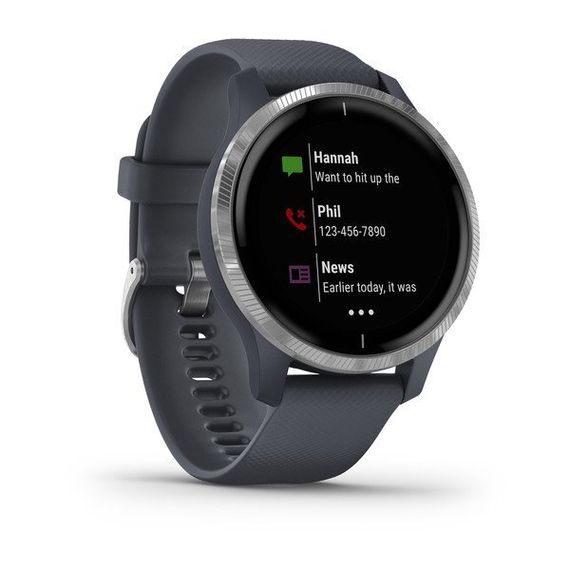 Garmin VENU синий гранит с серебристым безелем