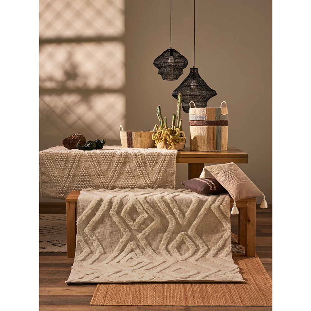 Ковер из новозеландской шерсти и хлопка imphal из коллекции ethnic