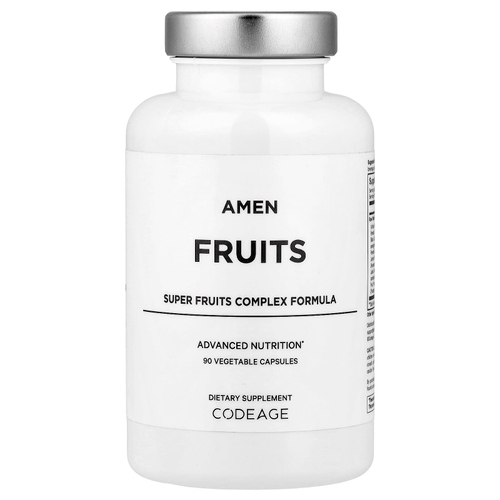 Codeage, Amen, Fruits, комплексная формула из суперфруктов, 90 вегетарианских капсул