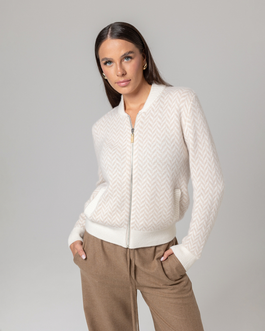 Кашемировый бомбер