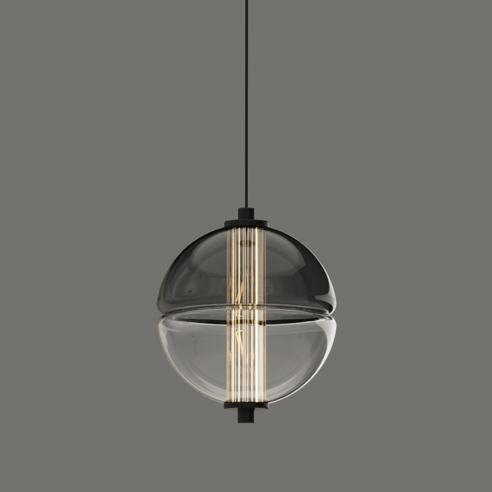 Подвесной светильник MD24022079-1A black/smoky