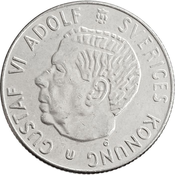 1 крона 1968-1973 Швеция VF-XF