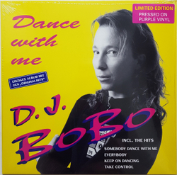 LP: DJ BoBo ‎— «Dance With Me» (1993/2023) [Limited Purple Vinyl]