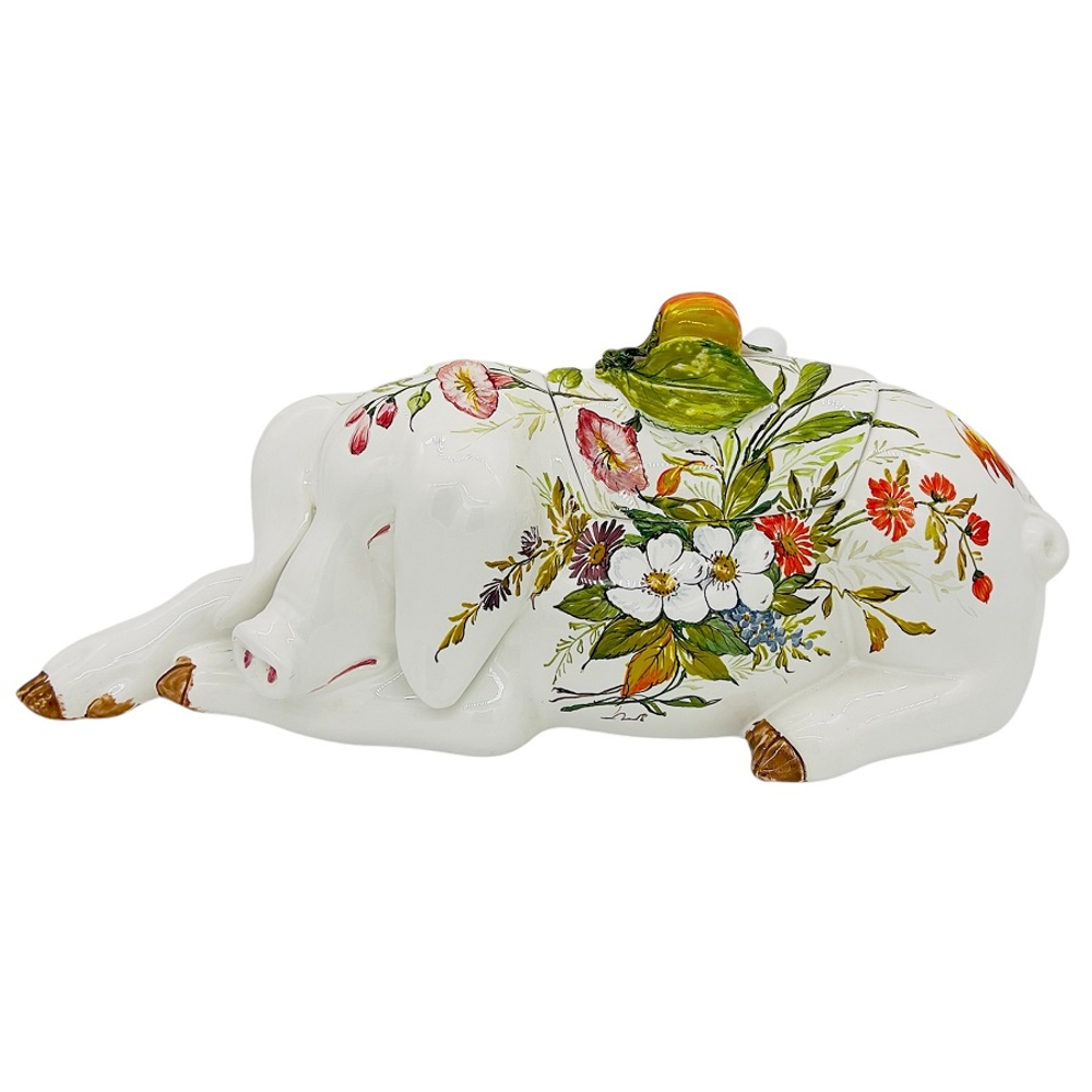 Блюдо с крышкой и ложкой Хрюша 50 см