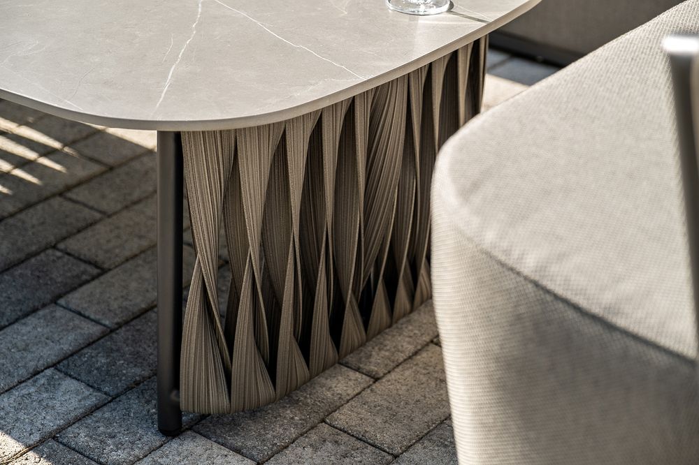 "Флоренция" лаунж-зона из искусственного ротанга, цвет графит