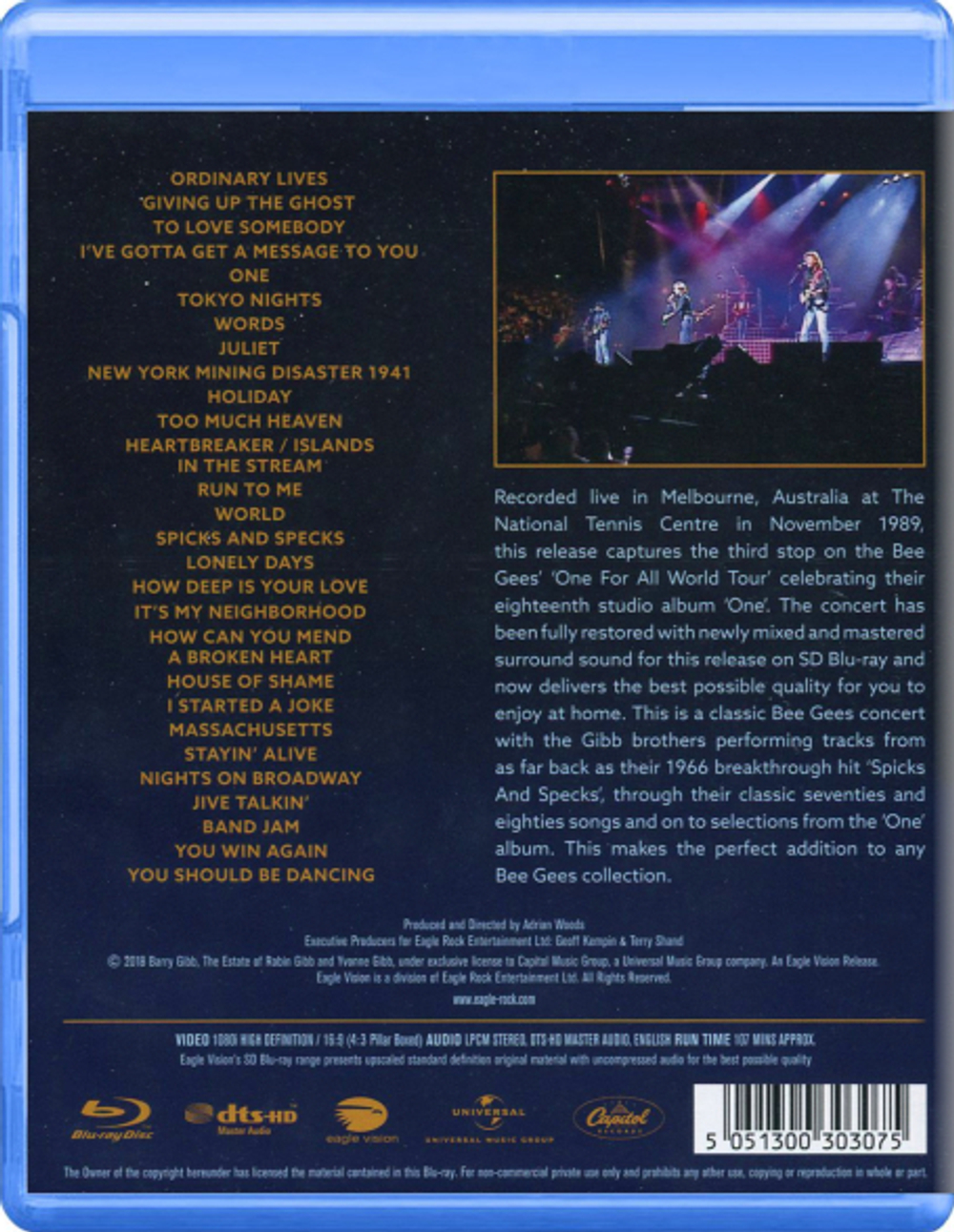 Bee Gees / One For All Tour - Live In Australia 1989 (Blu-ray)