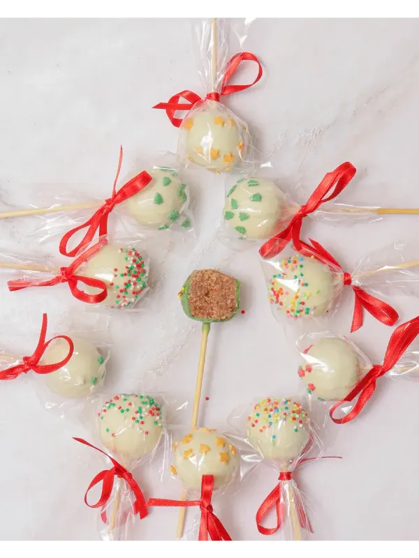 Пирожное попс белые 10 штук