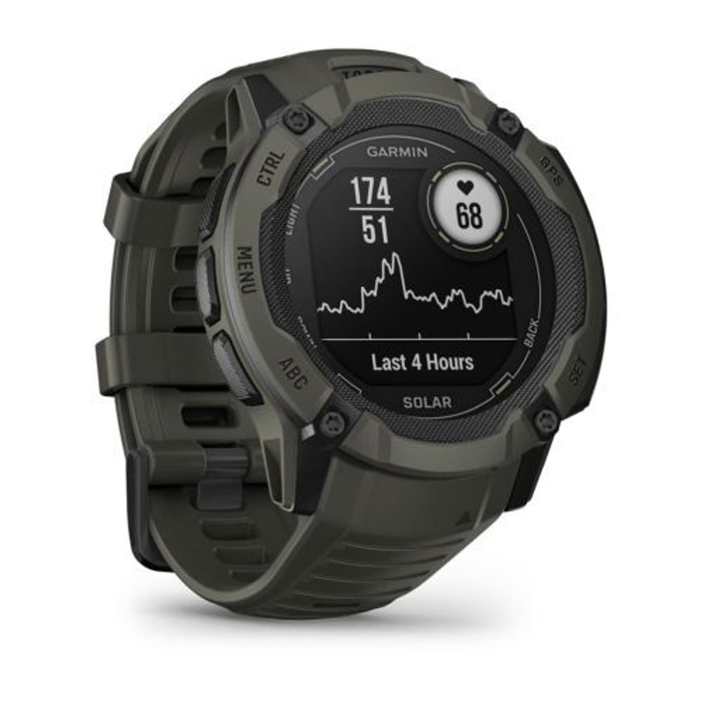 Смарт часы Garmin Instinct 2X Solar темно-зеленый