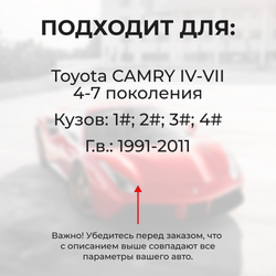 Ремкомплект ограничителей дверей Toyota CAMRY (IV-VII) 1#; 2#; 3#; 4# (4 двери, тип 1) 1991-2011
