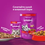 Влажный корм для взрослых кошек Форель паштет, 75г Whiskas
