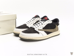 Кроссовки Travis Scott x Nike Air Jordan 1 Low "Sail Black"