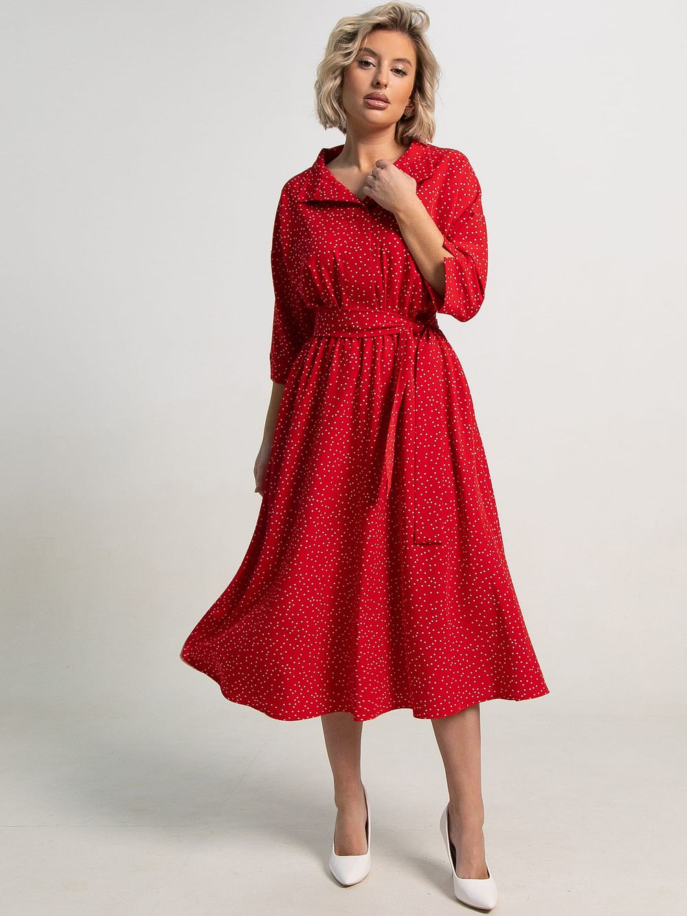 Платье Доминанта (красное) П15637-16М LT Collection