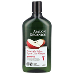 Avalon Organics, Шампунь, для гладкого блеска, шаг 1, яблочный уксус, 325 мл (11 жидк. унц.)
