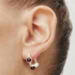 Серьги КОЛТ с гранатами