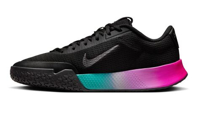 Мужские кроссовки теннисные Nike Vapor Lite 2 Premium - black/metallic silver/deep jungle/metallic silver